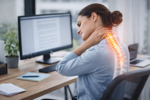 Douleur cervicale liée au travail