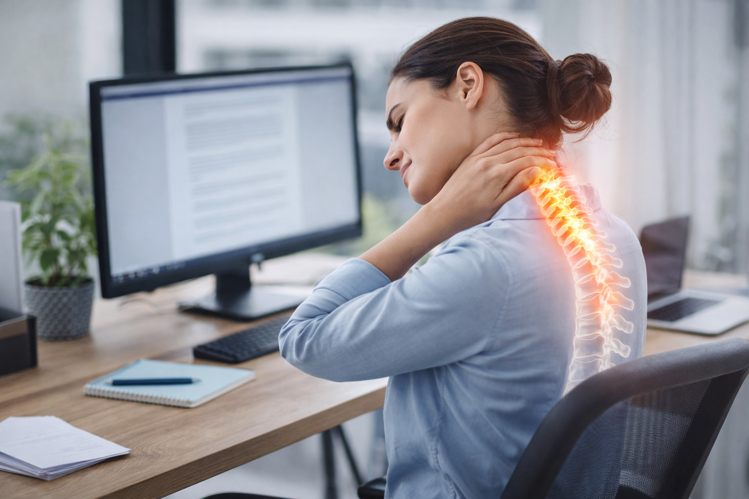 Douleur cervicale liée au travail