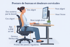 Schéma explicatif des mauvaises postures
