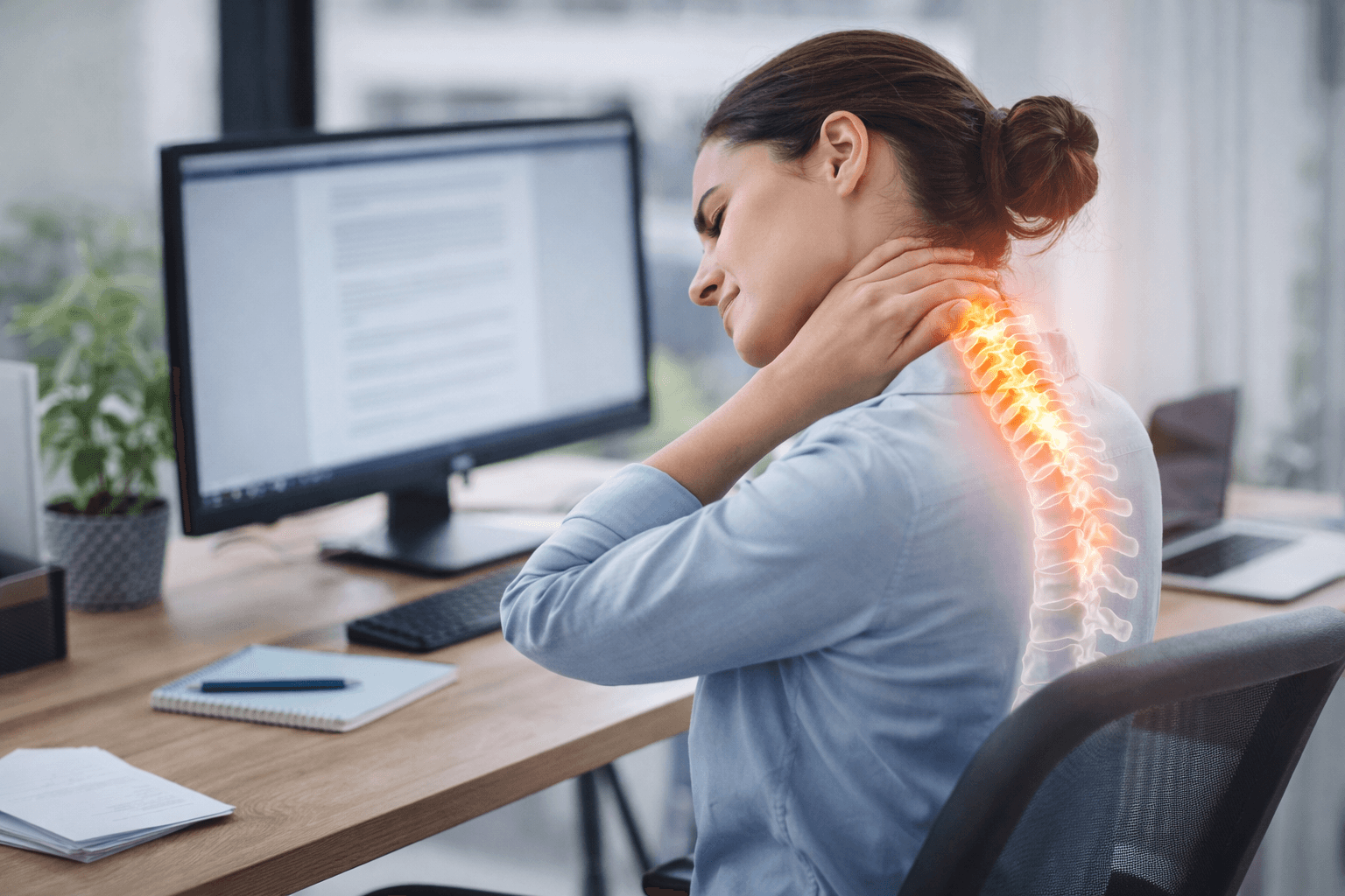 Douleur cervicale liée au travail