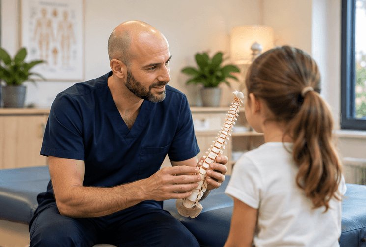 ostéopathe enfant Pessac, consultant sur la posture et le dos